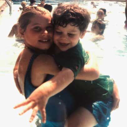 Zack and Ashley in 1994
