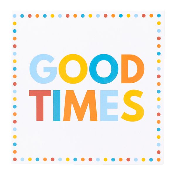 Heirloom book with good times